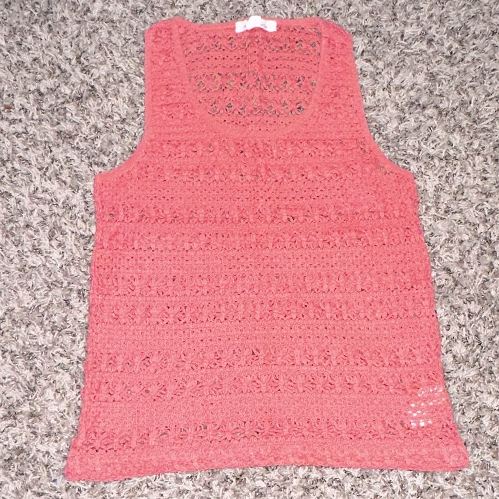 Orange Knitted Top